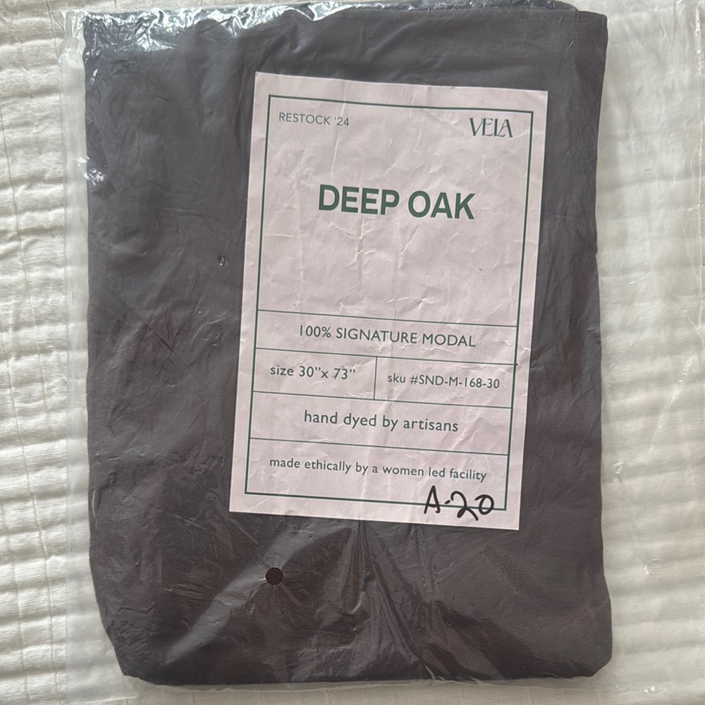 Vela Deep Oak Modal Fabric